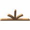 Ekena Millwork Richland Timber Gable Bracket, Western Red Cedar, 96"W x 44"H x 5 1/2"D x 5 1/2"F, 11/12 Pitch GBW096X44X0606RIC00SWR - alternate 5